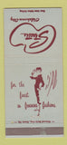 Matchbook Cover - Streets Women's Clothes Oklahoma City OK 30 Strike