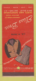 Matchbook Cover - Elias Bros Women's Clothes New York City POOR BACK 30 Stick