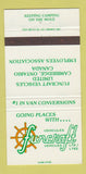 Matchbook Cover - Funcraft Vehicles Cambridge ON Van Conversion 30 Strike