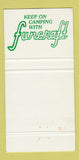 Matchbook Cover - Funcraft Vehicles Cambridge ON Van Conversion 30 Strike