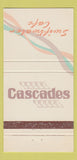 Matchbook Cover - Swiftwater Cafe Cascades Hyatt Hotel Burlingame CA 30 Strike