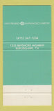 Matchbook Cover - Swiftwater Cafe Cascades Hyatt Hotel Burlingame CA 30 Strike
