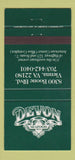Matchbook Cover - Devon Seafood Restaurant Vienna VA 30 Strike