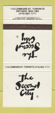 Matchbook Cover - Second City Comedy Club Toronto ON 30 Strike