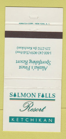 Matchbook Cover - Salmon Falls Resort Ketchikan AK 30 Strike