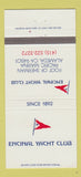 Matchbook Cover - Encinal Yacht Club Alameda CA 30 Strike