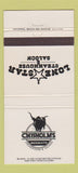 Matchbook Cover - Chisholm's Mesquite Lone Star Steak Charlotte NC 30 Strike