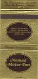 Matchbook Cover - Nomad Motor Inn Fort McMurray AB 30 Strike