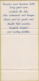Matchbook Cover - Toronto Hilton Harbour Castle ON 30 Strike