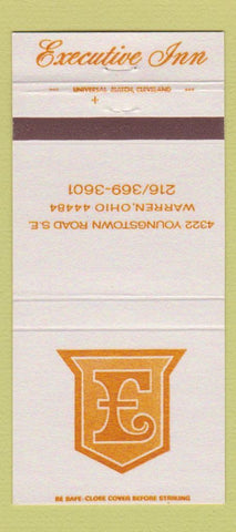Matchbook Cover - Executive Inn Warren OH 30 Strike