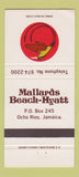 Matchbook Cover - Mallards Beach Hyatt Ocho Rios Jamaica 30 Strike