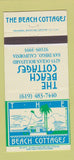 Matchbook Cover - Beach Cottages San Diego CA 30 Strike