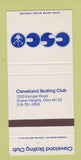 Matchbook Cover - Cleveland Skating Club Shaker Heights OH 30 Strike