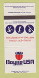 Matchbook Cover - Boyne USA Resorts Skiing MI UT MT 30 Strike