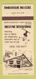 Matchbook Cover - Timberhouse Ski Lodge Winter Park Colorado 30 Strike