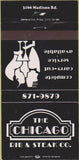 Matchbook Cover - The Chicago Rib Steak Co OHIO? 30 Strike