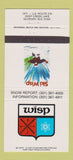 Matchbook Cover - Wisp Skiing McHenry MD 30 Strike