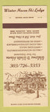 Matchbook Cover - Winter Haven Ski Lodge Winter Park Colorado 30 Strike