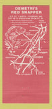 Matchbook Cover - Demetri's Red Snapper Restaurant Foxboro MA WEAR 30 Strike
