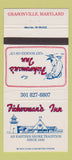 Matchbook Cover - Fisherman's Inn Grasonville MD 30 Strike