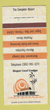 Matchbook Cover - Sugar Loaf Lodge Sugar Loaf Key FL 30 Strike