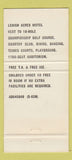 Matchbook Cover - Country Club Motel Lehigh Acres FL 30 Strike