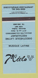 Matchbook Cover - Cielo Disco Restaurant Montreal QC 30 Strike