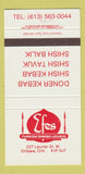 Matchbook Cover - Efes Turkish Restaurant Ottawa ON 30 Strike