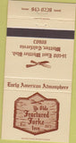 Matchbook Cover - Ye Olde Fractured Forke Whittier CA 30 Strike