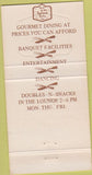 Matchbook Cover - Ye Olde Fractured Forke Whittier CA 30 Strike
