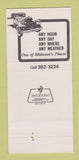 Matchbook Cover - J Watts Limo Service St Louis MO 30 Strike