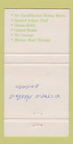 Matchbook Cover - Four Seasons Holiday Inn Victoria Harbour ON WEAR 30 Strike