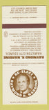 Matchbook Cover - Raymond Nardine Election Hamilton OH City Council 30 Strike