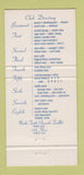 Matchbook Cover - Milwaukee Athletic Club WI 30 Strike