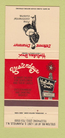 Matchbook Cover - Holiday Inn Different Drummer South Plainfield NJ 30 Strike