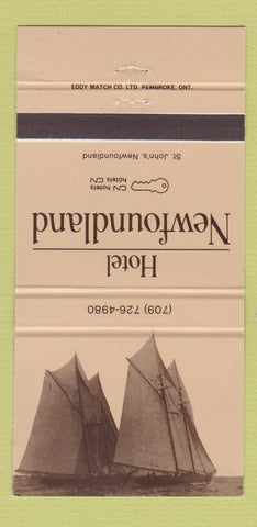 Matchbook Cover - Hotel Newfoundland St Johns NF NL 30 Strike