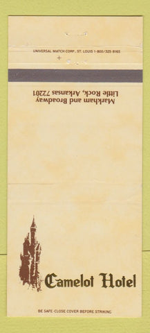 Matchbook Cover - Camelot Hotel Little Rock AR 30 Strike