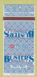 Matchbook Cover - Buster's Restaurant Bar Flagstaff AZ 30 Strike