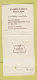 Matchbook Cover - Urbanek & Schlei Funeral Home Manitowoc WI 30 Strike