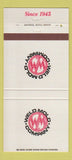 Matchbook Cover - Weld Mold Company Brighton MI 30 Strike