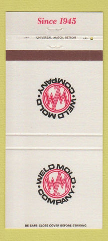 Matchbook Cover - Weld Mold Company Brighton MI 30 Strike