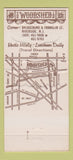 Matchbook Cover - Woodshed Restaurant Riverside NJ 30 Strike