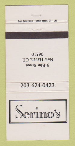 Matchbook Cover - Serino's New Haven CT 30 Strike