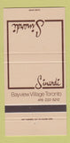Matchbook Cover - Sinardi Toronto ON 30 Strike