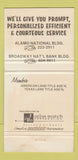 Matchbook Cover - Commercial Abstract Title San Antonio? TX 30 Strike