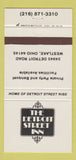 Matchbook Cover - Detroit Street Inn Westlake OH 30 Strike