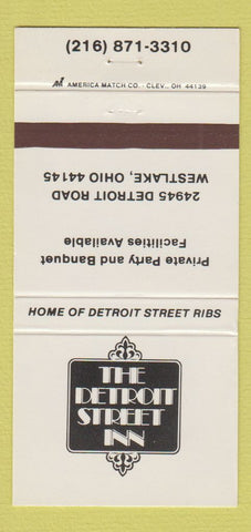 Matchbook Cover - Detroit Street Inn Westlake OH 30 Strike
