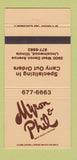 Matchbook Cover - Myron & Phil Restaurant Lincolnwood IL 30 Strike