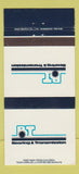 Matchbook Cover - Bearing and Transmission Regina Estevan Yorkton SK 30 Strike