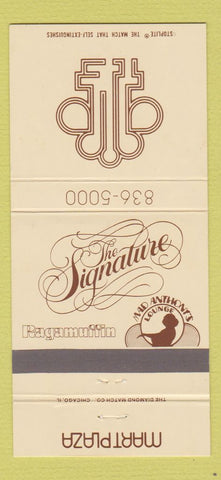 Matchbook Cover - Holiday Inn Chicago IL Signature Ragamuffin 30 Strike